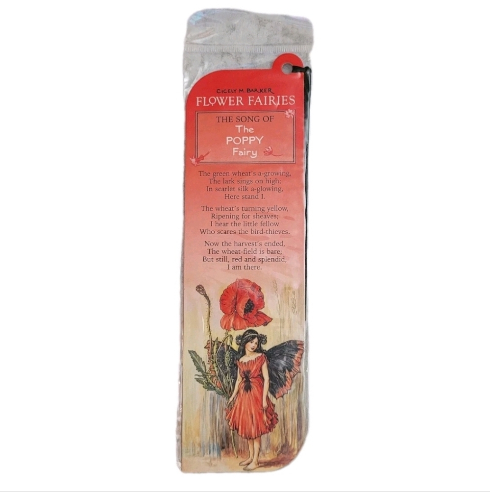 If 2008 Song Of The Poppy Fairy Bookmark, Cicely M. Barker, Flower Fairies #6305